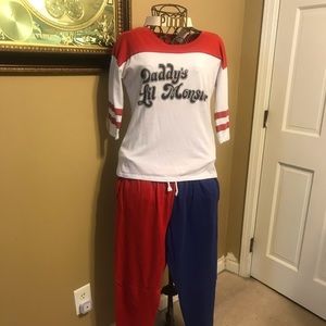 Hot Topic Harley Quinn outfit.